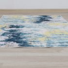 MARION 1 kék mintás szőnyeg - 80x200