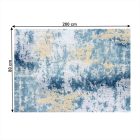 MARION 1 kék mintás szőnyeg - 80x200