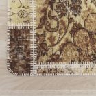 ADRIEL 2 barna patchwork mintás szőnyeg - 160x230