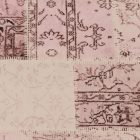 ADRIEL 3 rózsaszín patchwork mintás szőnyeg - 80x150