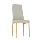 Szék, bézs anyag/bükk, COLETA NOVA