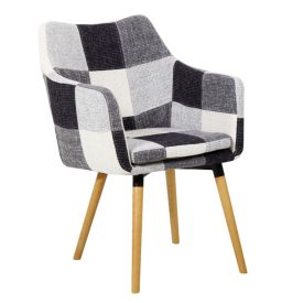 Landor Patchwork fotel - szürke