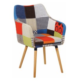 Landor Patchwork fotel - mintás