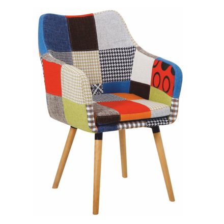 Landor Patchwork fotel - mintás