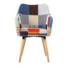 Landor Patchwork fotel - mintás