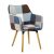 Landor Patchwork fotel - kék