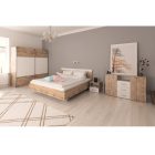 komód, tölgy wotan/fehér, GABRIELA