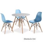 CINKLA 3 new műanyag étkezőszék - fekete