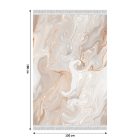 RENOX 2 bézs márvány mintás szőnyeg - 120x180