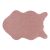 FOX műszőrme szőnyeg ezüst szálakkal - rózsaszín