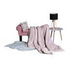 ANKEA kétoldalas pléd - fehér