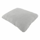 Fotel lábtartóval, világosszürke/természetes, ZANDER