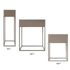 INDIZE typ 1 fém virágtartó - barna