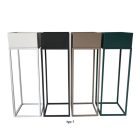 INDIZE typ 1 fém virágtartó - barna