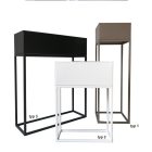 INDIZE typ 1 fém virágtartó - szürke