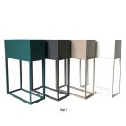 INDIZE  typ 2 fém virágtartó - barna