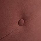 RUFINO fülesfotel dió lábbal - rózsaszín