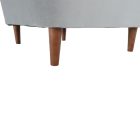 RUFINO fülesfotel dió lábbal - szürke