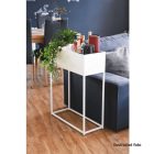 INDIZE  typ 2 fém virágtartó - fehér