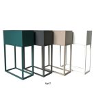 INDIZE  typ 2 fém virágtartó - fehér