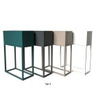 INDIZE  typ 2 fém virágtartó - szürke