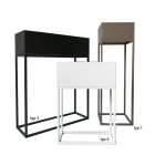 INDIZE  typ 2 fém virágtartó - szürke