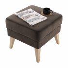 Puff, taupe-szürke-barna/bükk, RODEZA