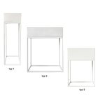 INDIZE  typ 3 fém virágtartó - fehér