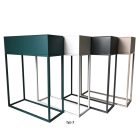 INDIZE  typ 3 fém virágtartó - szürke