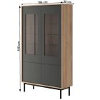 BERGEN BWT104 vitrines szekrény