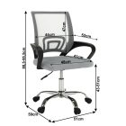 Dex 2 new irodai forgószék - szürke