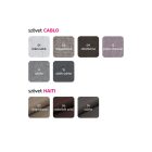 Kanapé ágyfunkcióval, világoskék anyag, balos kivitel, LAUREL