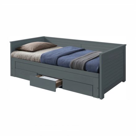 GORETA kinyitható ágy/kanapéágy (90x200, 180x200) - szürke