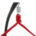 Függő hintafotel, piros, NIKOLO NEW