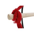 Függő hintafotel, piros, NIKOLO NEW