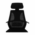 TAXIS irodai szék fejtámlával/kartámassszal - fekete