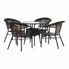 Geton 5 részes kerti rattan garnitúra szett