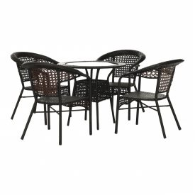 Geton 5 részes kerti rattan garnitúra szett
