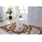 Salmar műrattan üvegasztal (fehér)