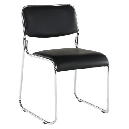 Bulut rakásolható irodai szék - fekete
