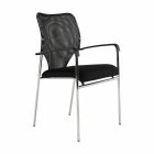 Szék tárgyalóterembe, fekete, UMUT