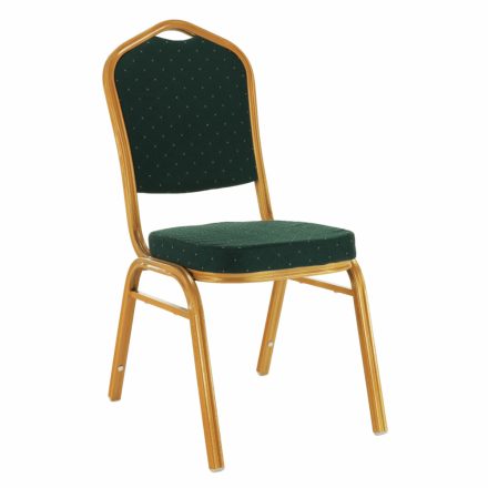 Rákásolható szék,  zöld/arany festés, ZINA 3 NEW