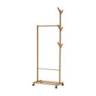 Kerekes akasztó, bambus, 60 cm széles, VIKIR TYP 1