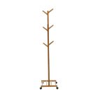 Kerekes akasztó, bambus, 60 cm széles, VIKIR TYP 1