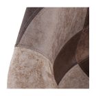 Dizájnos fotel, patchwork/bükk, TERST