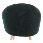 Fluffy design étkezőszék - zöld