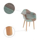 Kadir typ 5 patchwork mentol
