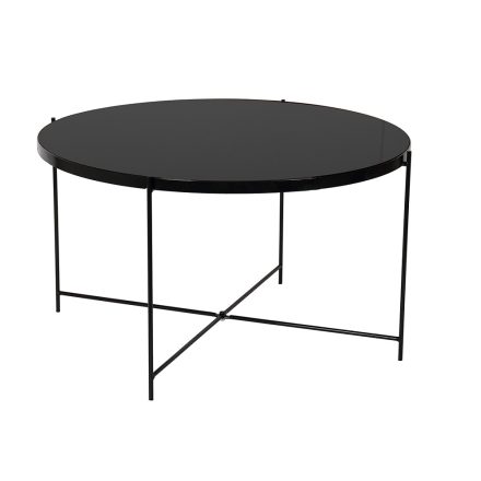 Kurtis design dohányzóasztal fekete