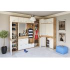 Komód TYP 4, wotan tölgy/fehér, CYRIL