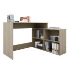 Korner new sarok pc-asztal polcokkal - tölgy